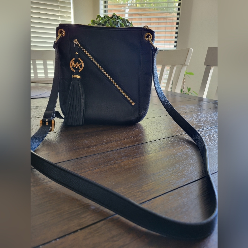 Women's MK Black Cross Body